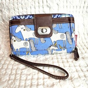 Union Bay Unicorn Wristlet Wallet